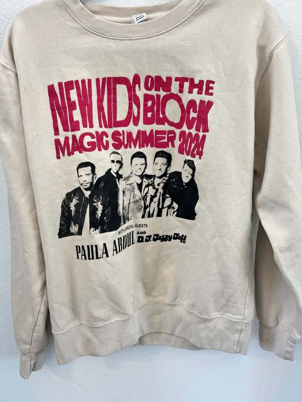 New Kids on the Block Magic Summer 2024 Tour Concert Crewneck Sweatshirt